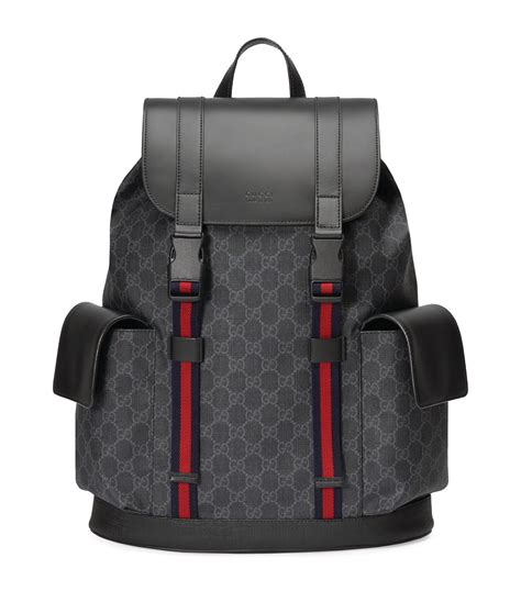 black backpack Gucci bag